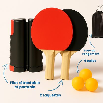 Ensemble de tennis de table Florka Fix™